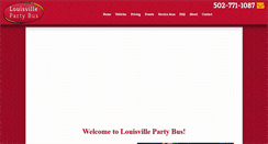 Desktop Screenshot of louisvillepartybus.net